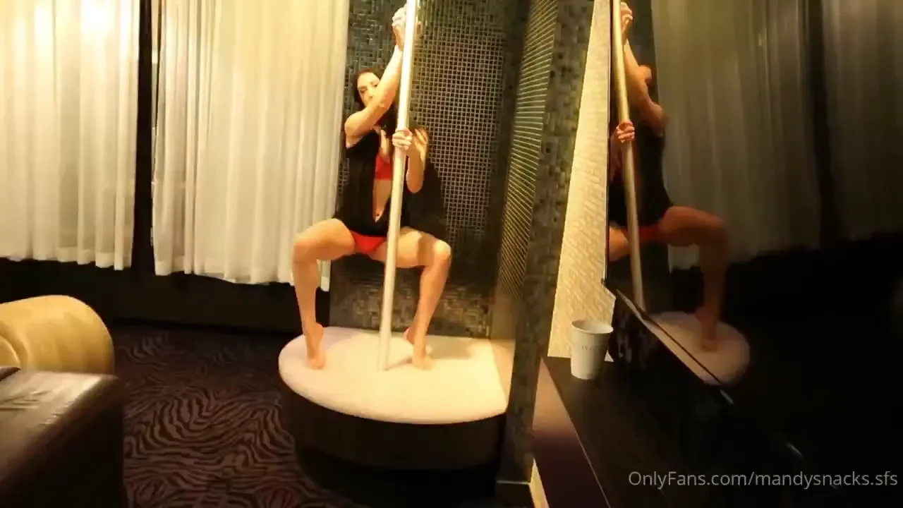 Pole dancing leads to double bbc double team 1 hour of them pounding 