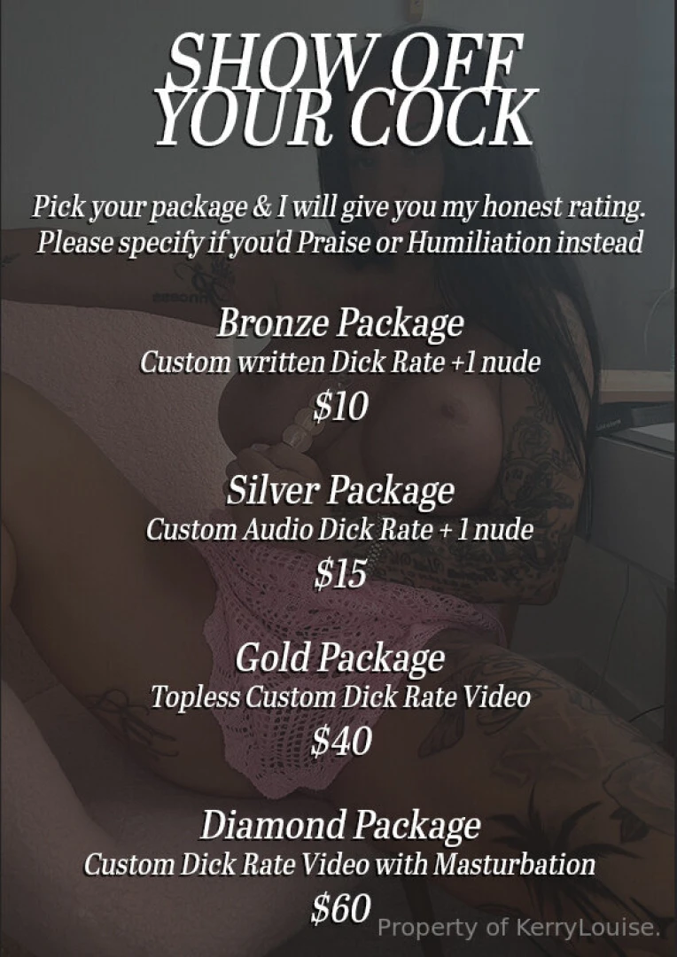 Want my honest opinion about that cock of yours 