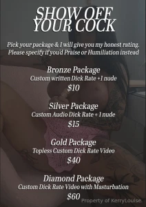 Want my honest opinion about that cock of yours