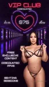 Vip club discount make sure you check your messages so you don t miss