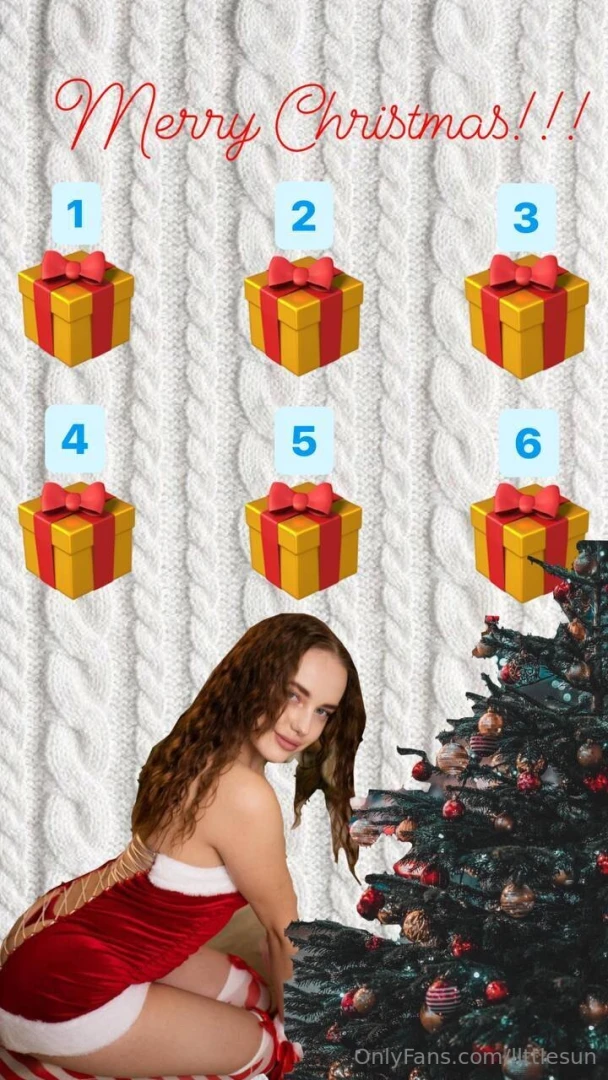 Christmas game choose your hot gift there are 6 seductive gifts 