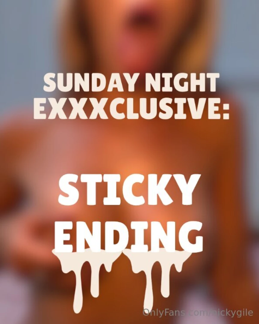 This week exclusively on nickygileprivate 