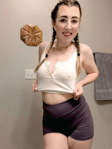 Look closely if you want to see how hard my nips are right now