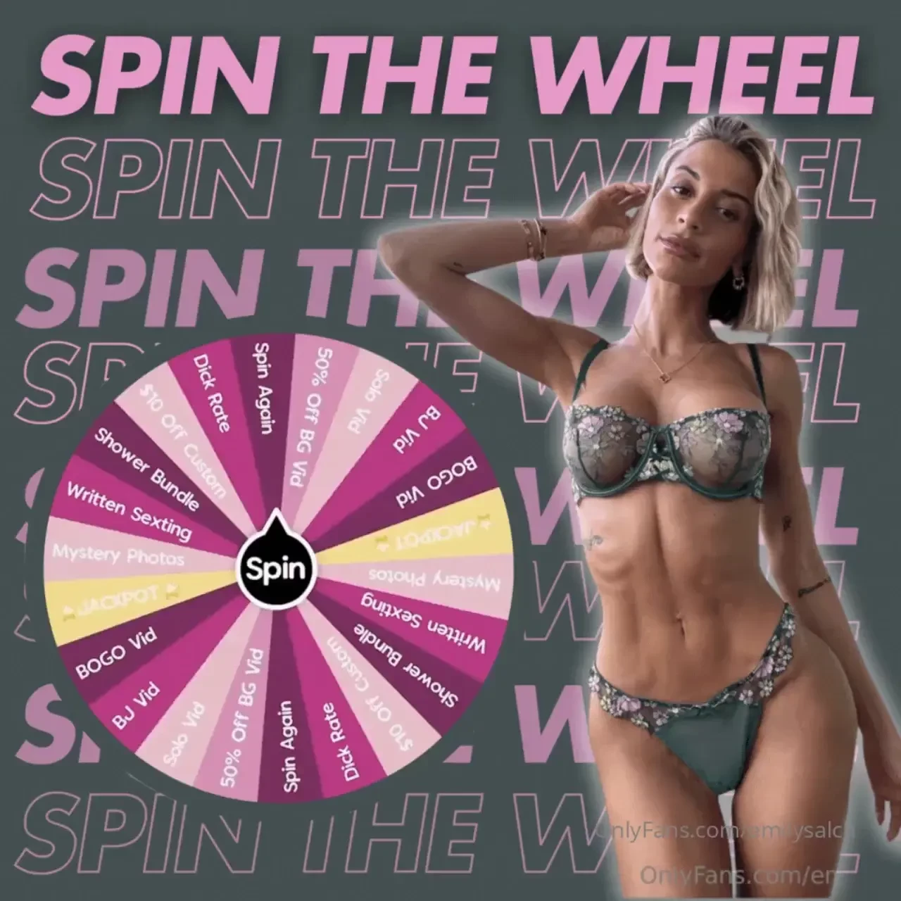 Spin the wheel every spin wins 1 spin 10 2 spins 16 3 spins 21 