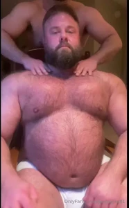 Worshipping his big dad