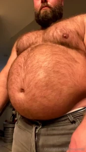 You want to come stuff dad s big heavy gut