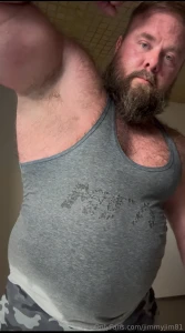 Sweaty flexing in my white briefs come sniff my pits