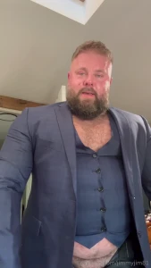 Dad ate too many doughnuts at sunday brunch and blew the buttons off