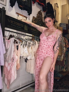 The sundress popularized in 1940 with form fitting designs that flared part 1