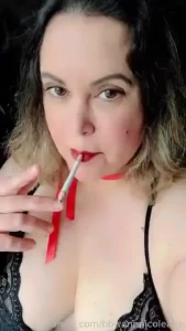Teasers of a sexy smoking woman part 2