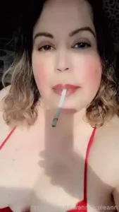 Teasers of a sexy smoking woman part 3