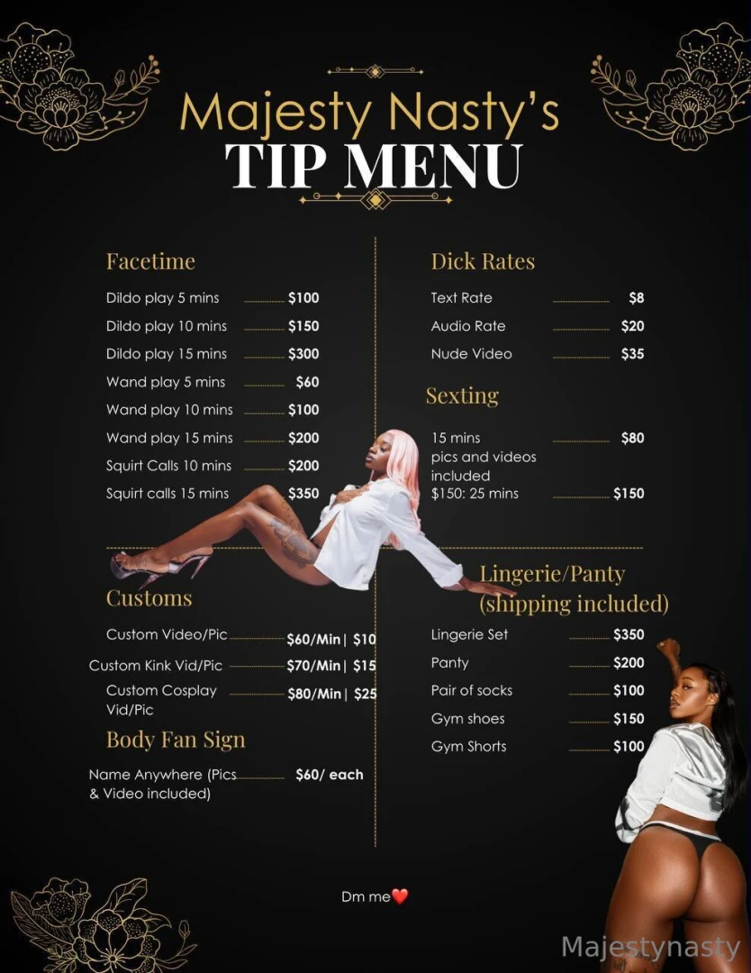 Got a craving here s what s on my menu let s make it real dm me 