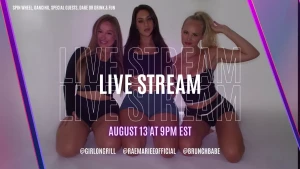 Another live with your favorite trio we ll be waiting for you