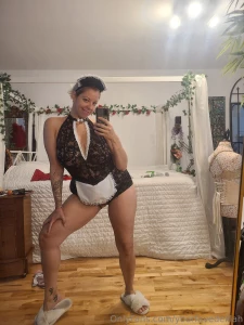 Daddy got me a new outfit to wear when i m dirty i love it do you