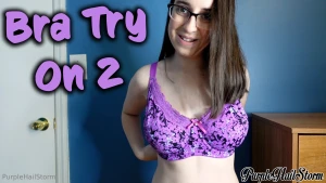 New video for boob lovers only bra try on 2