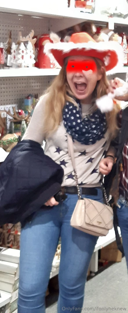 Xmas cowgirl yee-haw - 