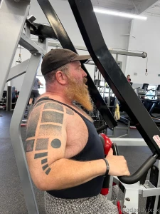 Pumping up for the next video