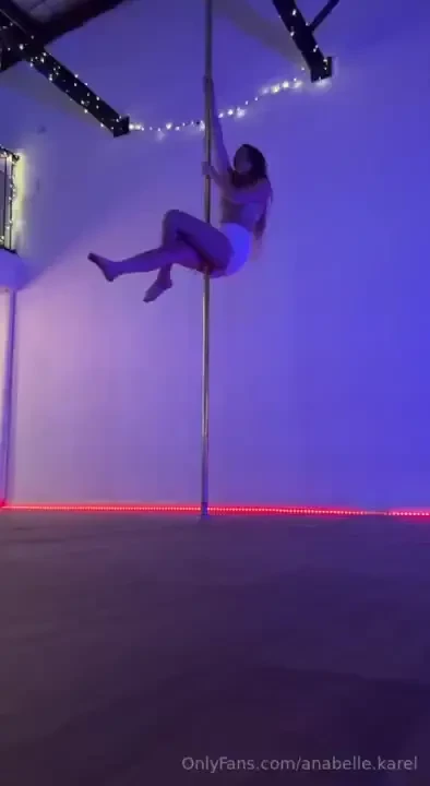 Enjoying my pole dancing class 