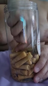 It s not even cny but i m already finishing the cny goodies meant for