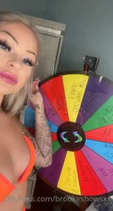 brookeshowsxx - Wheel prizes in full detail dm me spin rn if you wanna win 