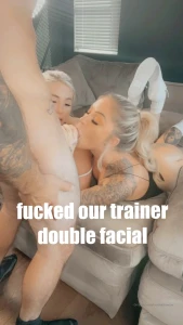 brookeshowsxx - We invited our personal trainer over and this happened we went to the 