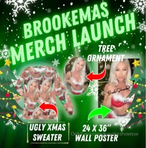 brookeshowsxx - Its a very merry brookemas grab your brookemas merch this week and get 