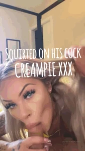 brookeshowsxx - I told him im a creamer - not a squirter i had never done that on a part 1 