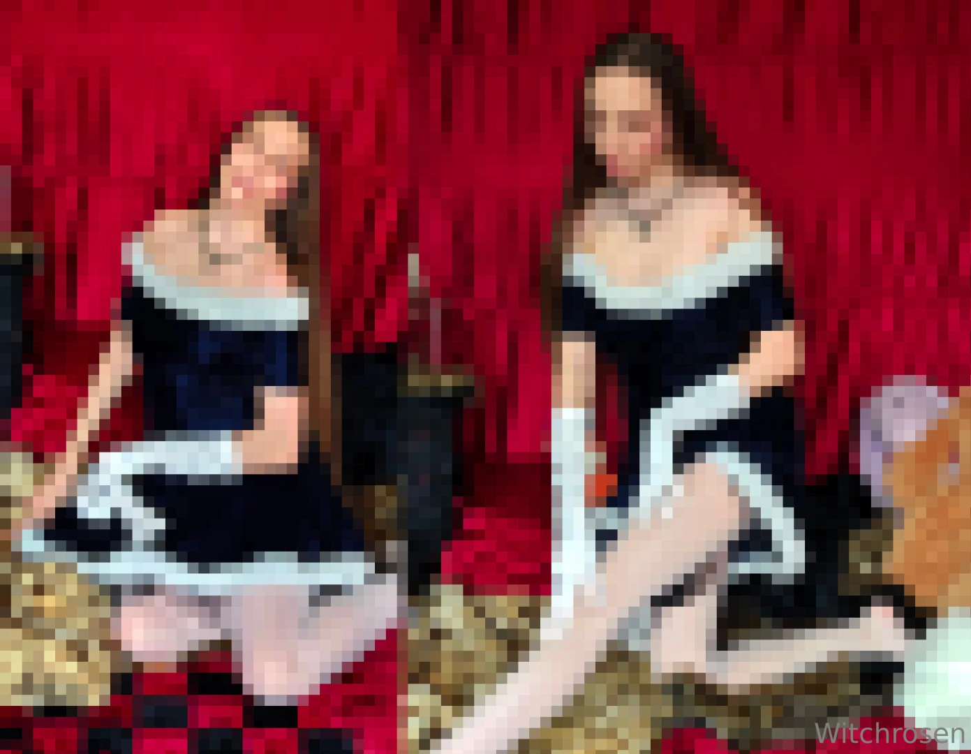 The first of my yule holidays chrimis sets i added white fur to this part 1 