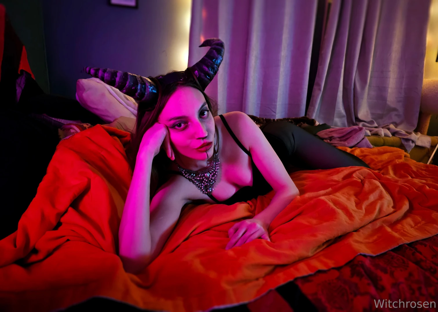 Lil succubus came sneaking into your bed or perhaps this is krampus part 1 