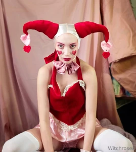 Part 1 of my valentines jester outfit this outfit was hard to sew but