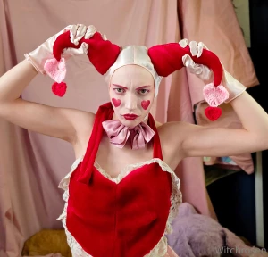 Part 1 of my valentines jester outfit this outfit was hard to sew but part 3