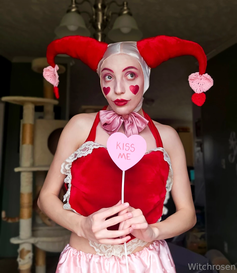 Part 1 of my valentines jester outfit this outfit was hard to sew but part 7 