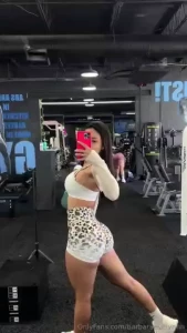 For a wild workout a wild outfit