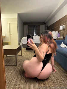 Having so much fun in my hotel room