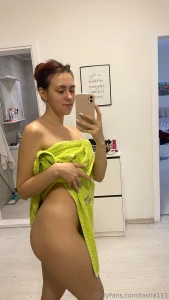 After a shower i always go without panties