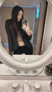 Quick selfie and go to work long day