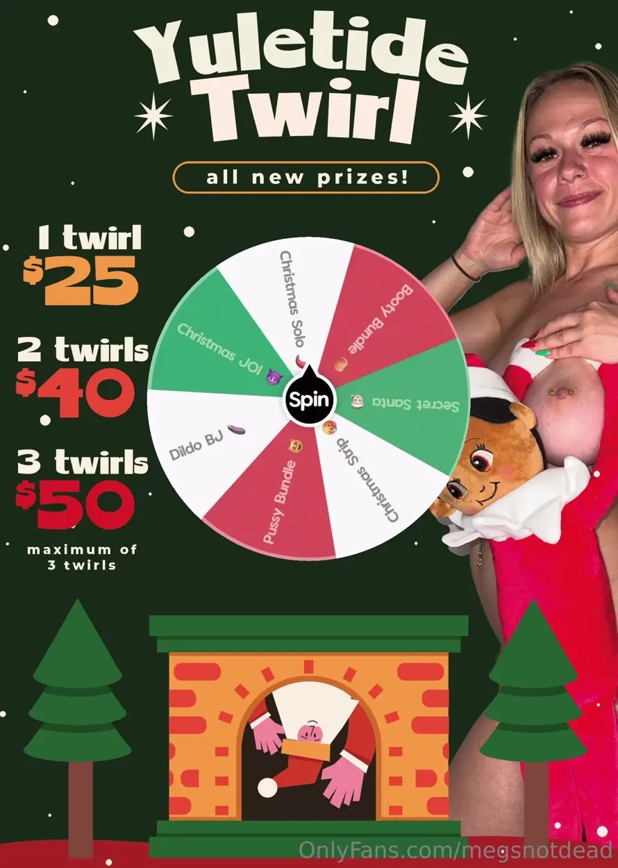 You ve been good all year but now it s time to be naughty spin my 