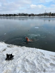 I went polar bear swimming this morning and boy was it effin cold part 2