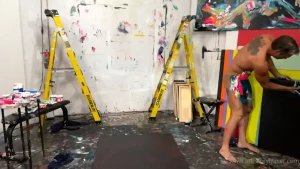 Moving on the 36x36 black canvas my cock is tender but he s hungry for part 1