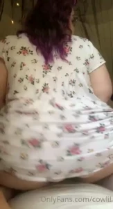 What if i was bouncing on ur cock instead of my bed