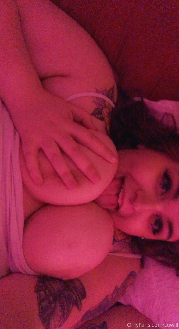 Do u think it s hot when i lick my own tits 