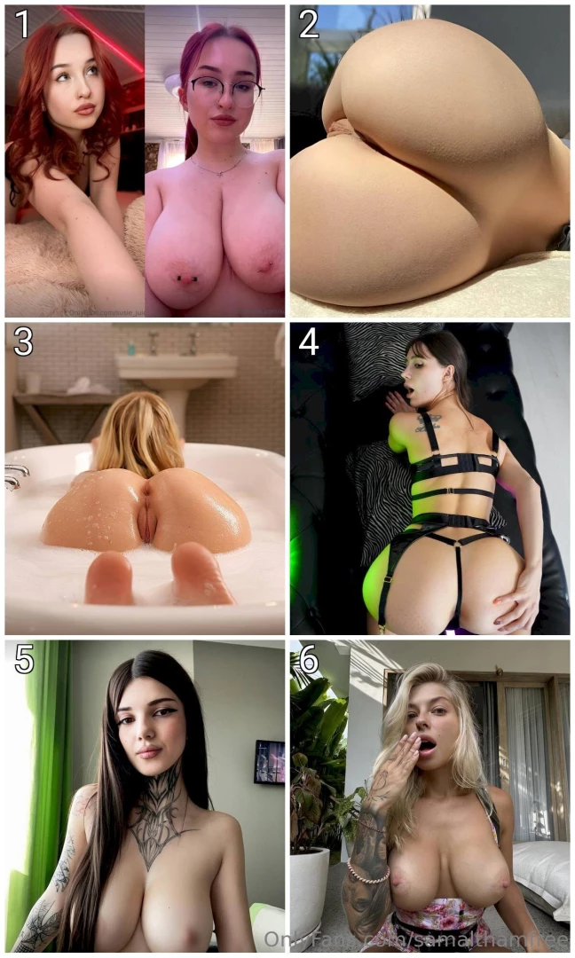 Subscribe to my besties for amazing deals 1 susie_juicy 2 hottijulia 3 