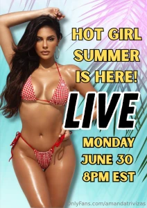 Can you make it to my live on monday