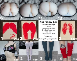All my physical items panties stickers socks prints polaroids more in part 9