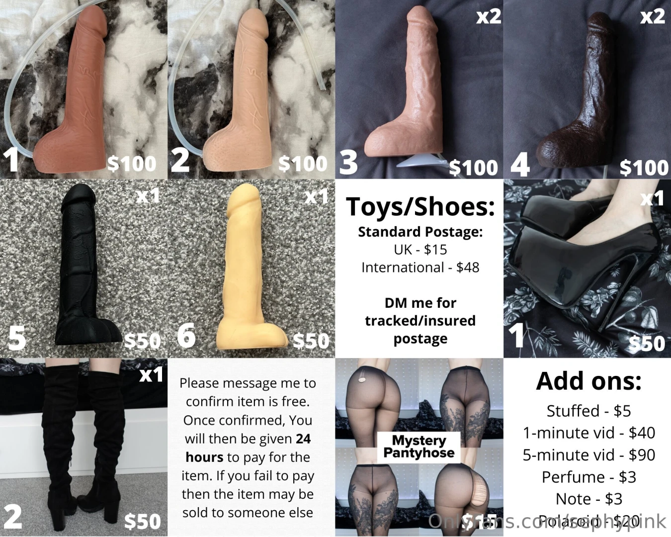 All my physical items panties stickers socks prints polaroids more in part 14 