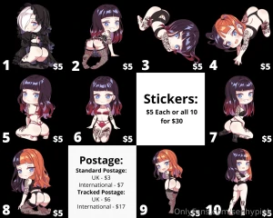 All my physical items panties stickers socks prints polaroids more in part 16