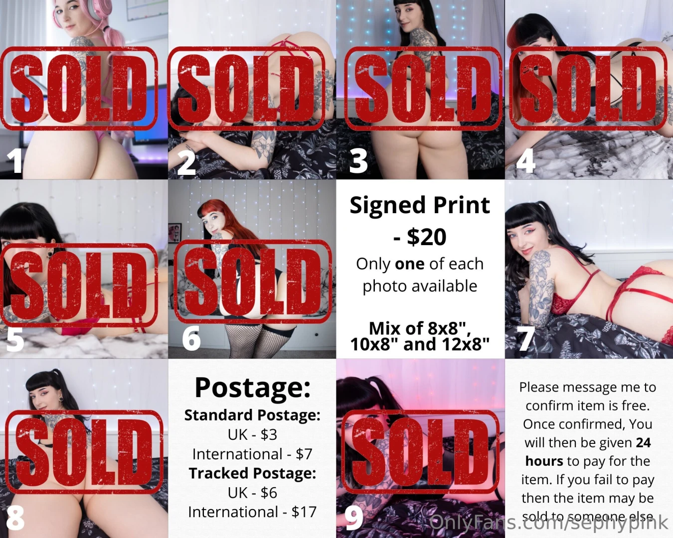 All my physical items panties stickers socks prints polaroids more in part 11 