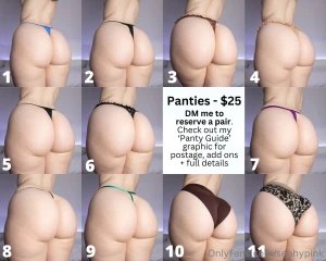 All my physical items panties stickers socks prints polaroids more in part 10