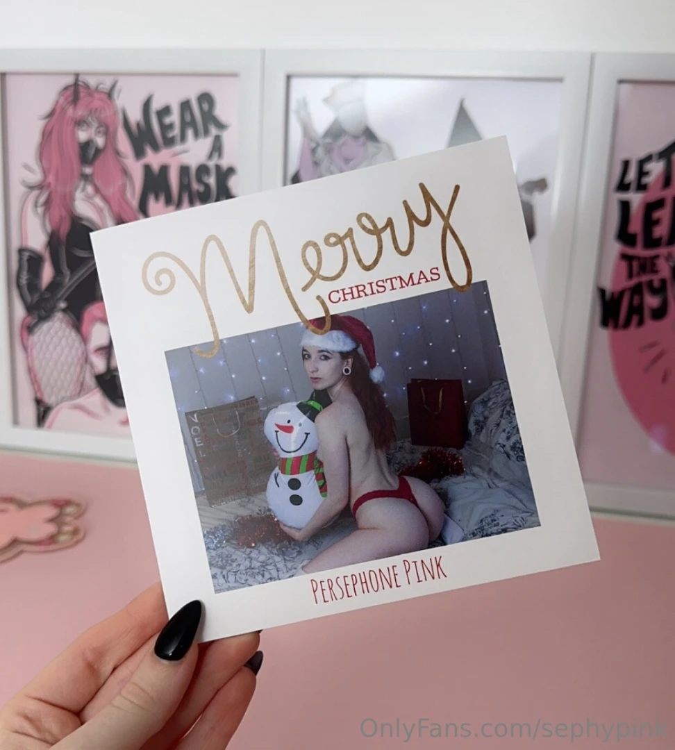 Christmas card only 13 available - 5 postage get a handwritten 