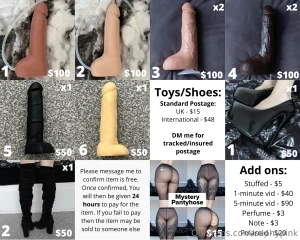 All my physical items panties stickers socks prints polaroids more in part 4